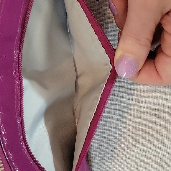 Coach berry-colored wristlet - Picture 5 of 6